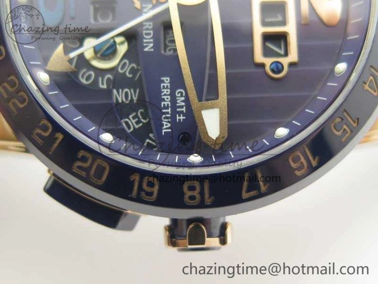 Executive Toro RG TWA 1:1 Best Edition Blue Dial On Rubber Strap Asian UN-32