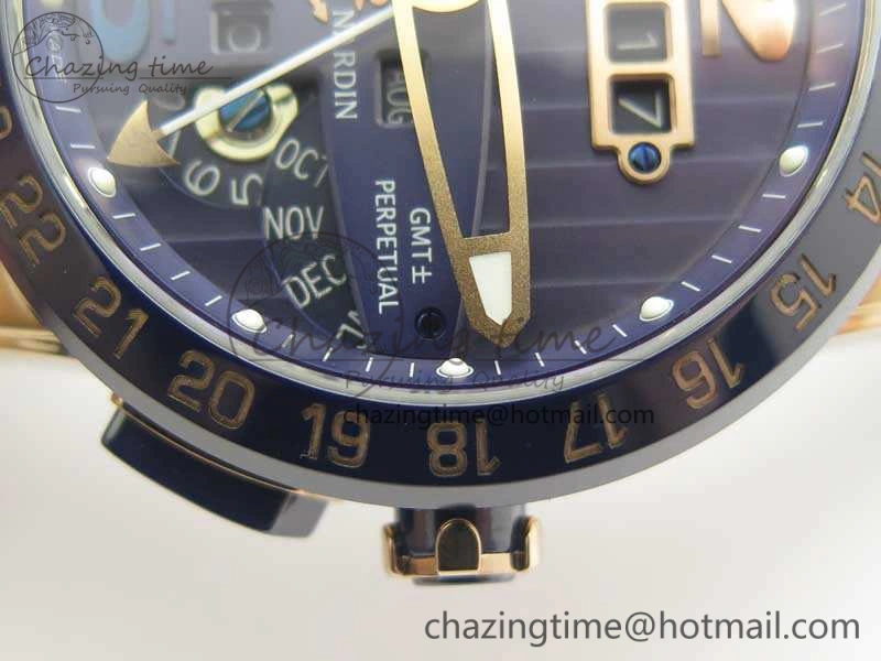 Executive Toro RG TWA 1:1 Best Edition Blue Dial On Rubber Strap Asian UN-32