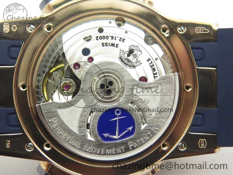 Executive Toro RG TWA 1:1 Best Edition Blue Dial On Rubber Strap Asian UN-32