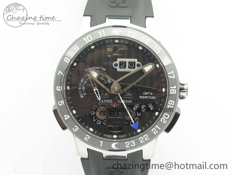 Executive Toro RG TWA 1:1 Best Edition Blue Dial On Rubber Strap Asian UN-32