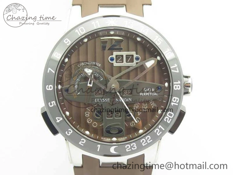 Executive Toro RG TWA 1:1 Best Edition Blue Dial On Rubber Strap Asian UN-32