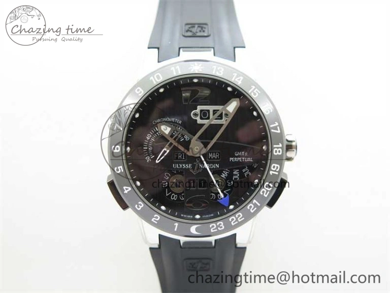 Executive Toro RG TWA 1:1 Best Edition Blue Dial On Rubber Strap Asian UN-32