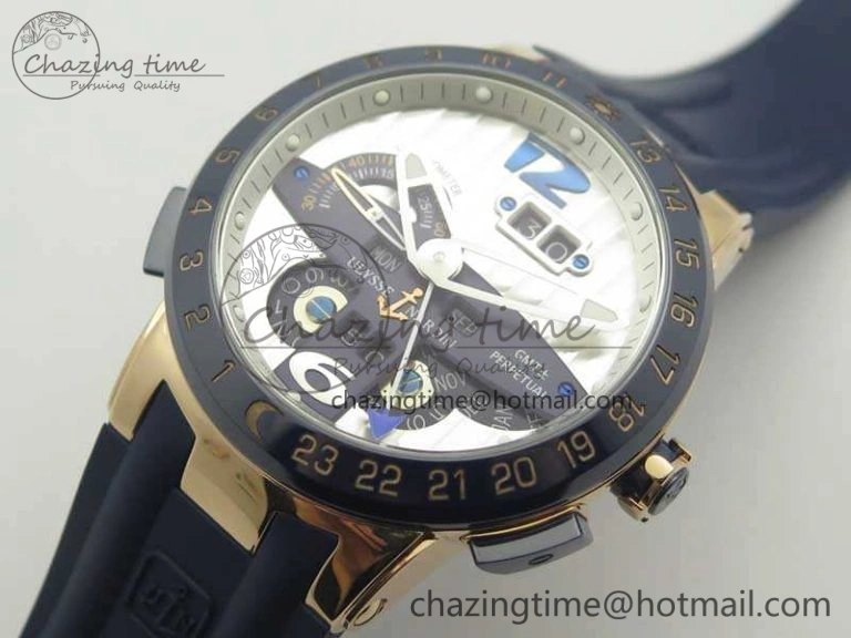 Executive Toro RG TWA 1:1 Best Edition White Dial On Rubber Strap Asian UN-32