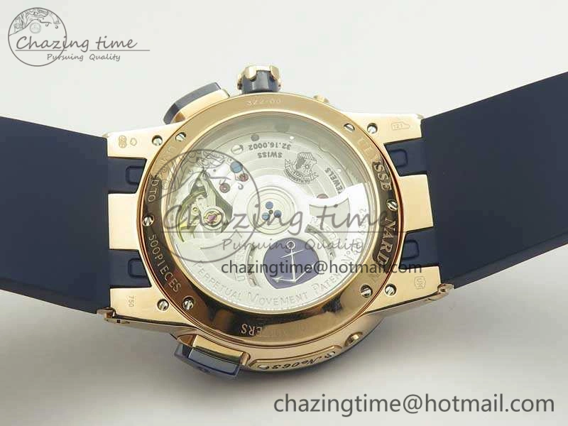 Executive Toro RG TWA 1:1 Best Edition White Dial On Rubber Strap Asian UN-32