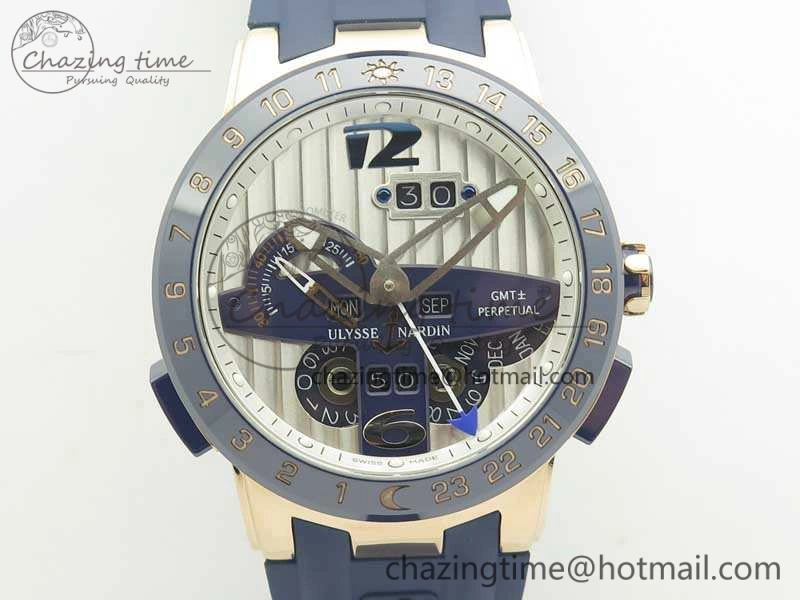 Executive Toro RG TWA 1:1 Best Edition White Dial On Rubber Strap Asian UN-32