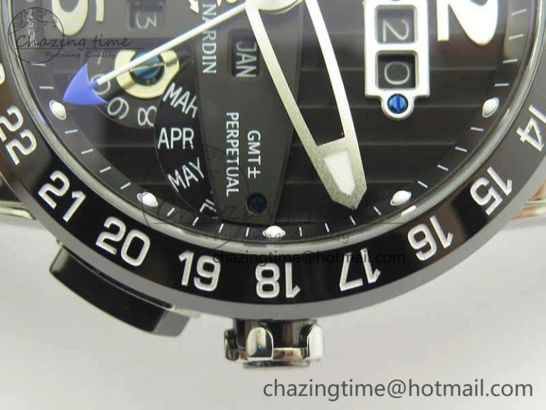 Executive Toro SS TWA 1:1 Best Edition Black Dial On Rubber Strap Asian UN-32