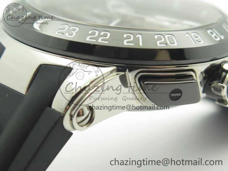 Executive Toro SS TWA 1:1 Best Edition Black Dial On Rubber Strap Asian UN-32
