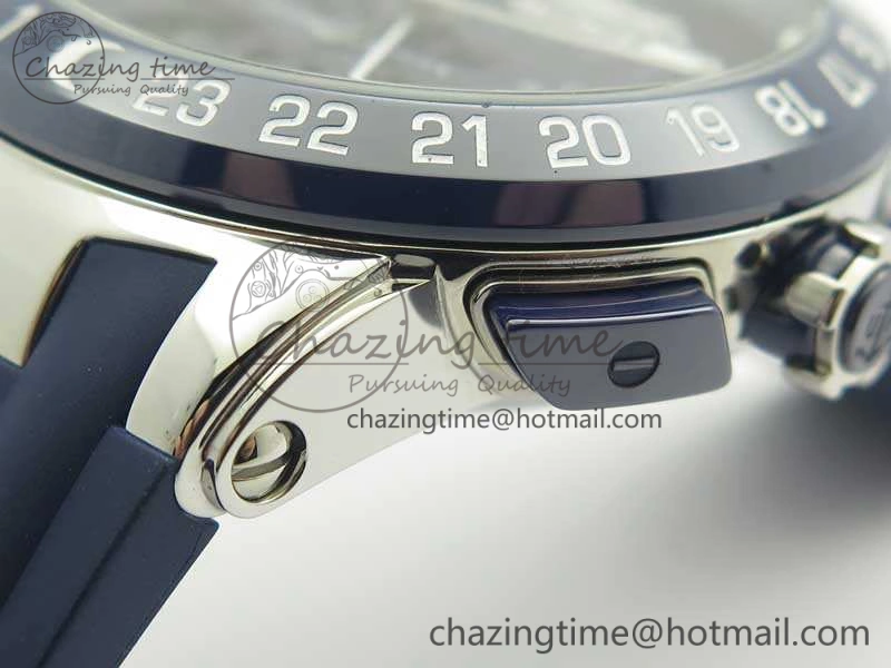Executive Toro SS TWA 1:1 Best Edition Blue Dial On Rubber Strap Asian UN-32