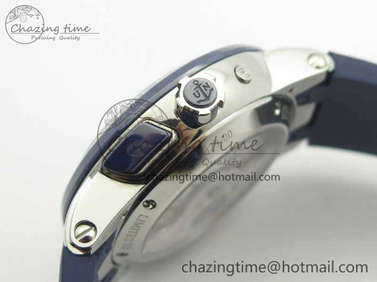 Executive Toro SS TWA 1:1 Best Edition Blue Dial On Rubber Strap Asian UN-32