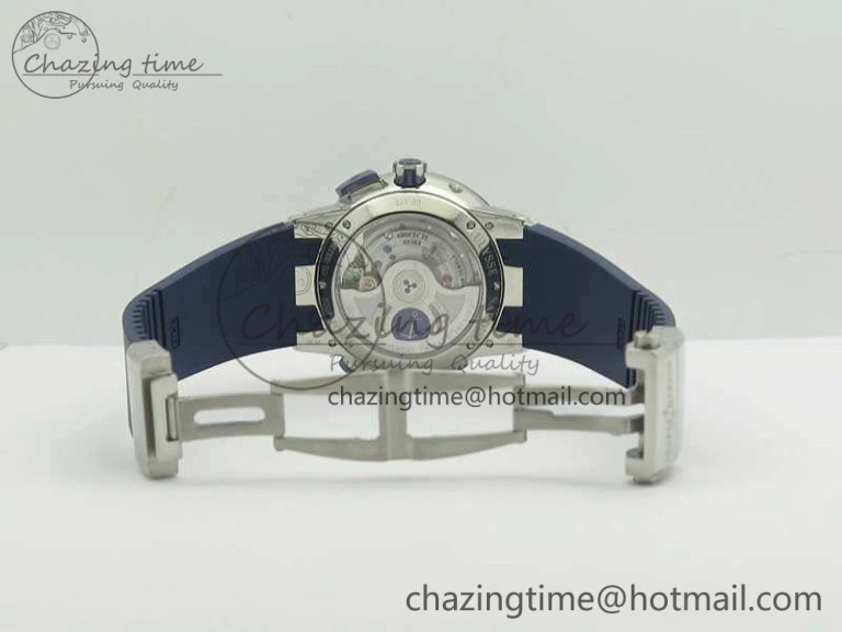 Executive Toro SS TWA 1:1 Best Edition Blue Dial On Rubber Strap Asian UN-32