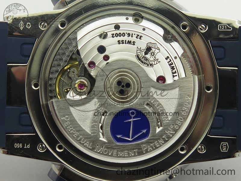 Executive Toro SS TWA 1:1 Best Edition Blue Dial On Rubber Strap Asian UN-32