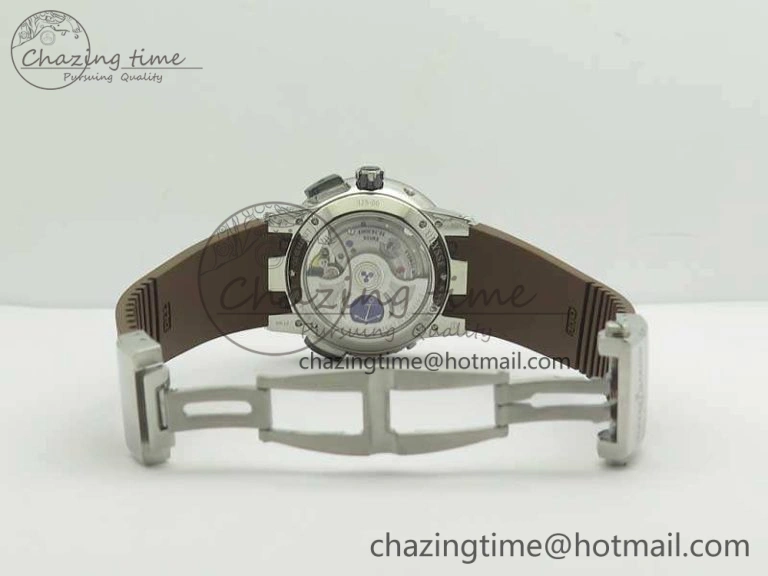Executive Toro SS TWA 1:1 Best Edition Brown Dial On Rubber Strap Asian UN-32