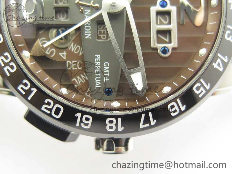 Executive Toro SS TWA 1:1 Best Edition Brown Dial On Rubber Strap Asian UN-32