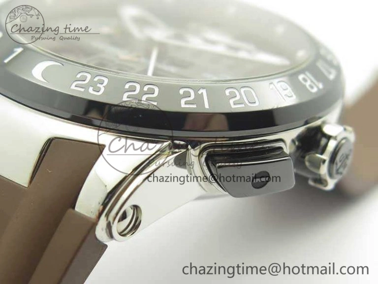 Executive Toro SS TWA 1:1 Best Edition Brown Dial On Rubber Strap Asian UN-32