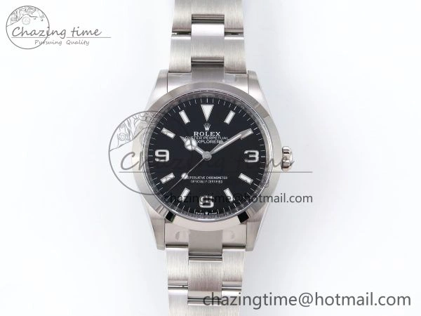 Explorer 124270 36mm 904L Steel Clean 1:1 Best Edition Black Dial on SS Bracelet VR3230
