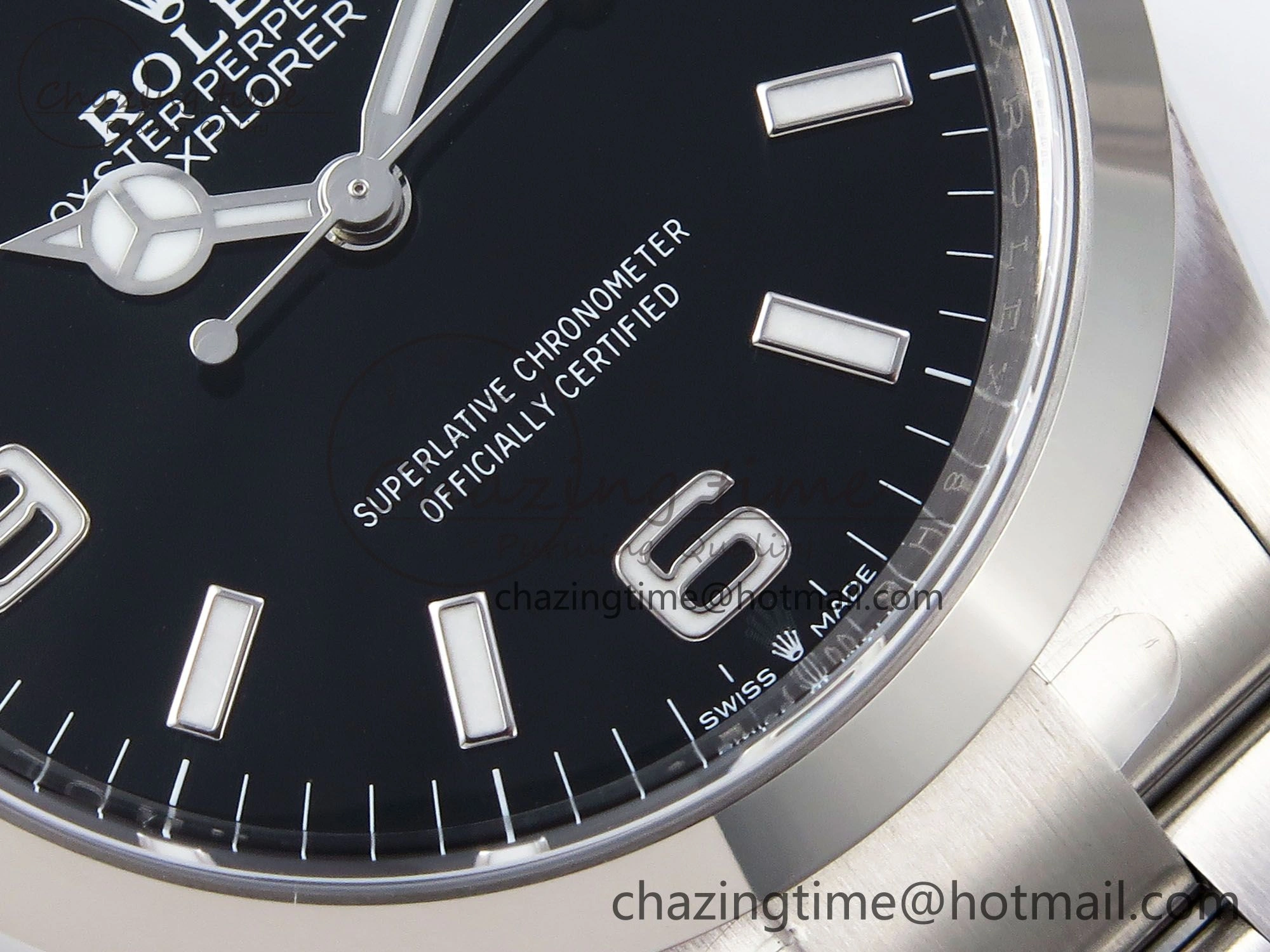 Explorer 124270 36mm 904L Steel Clean 1:1 Best Edition Black Dial on SS Bracelet VR3230