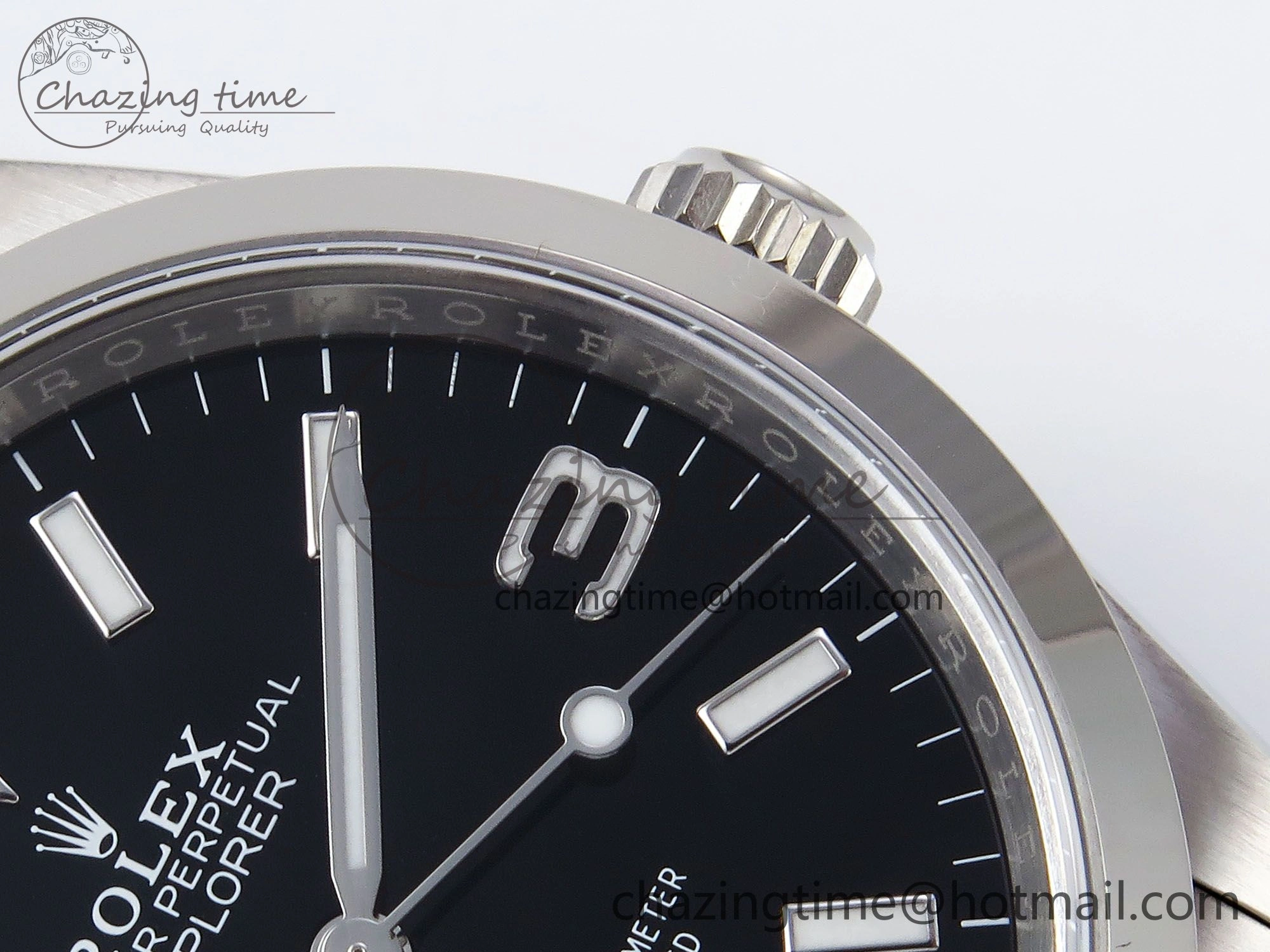 Explorer 124270 36mm 904L Steel Clean 1:1 Best Edition Black Dial on SS Bracelet VR3230
