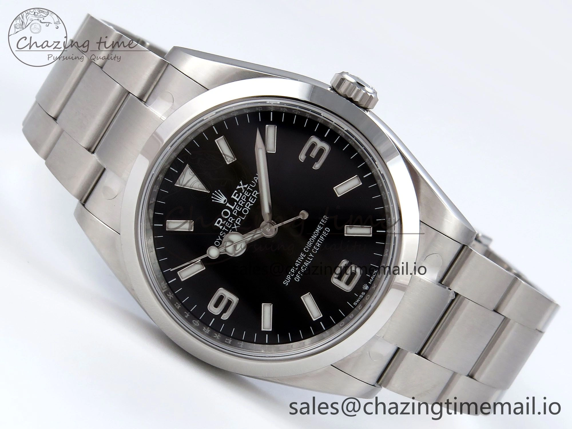 Explorer 124270 36mm 904L Steel VSF 1:1 Best Edition Black Dial on SS Bracelet VS3230