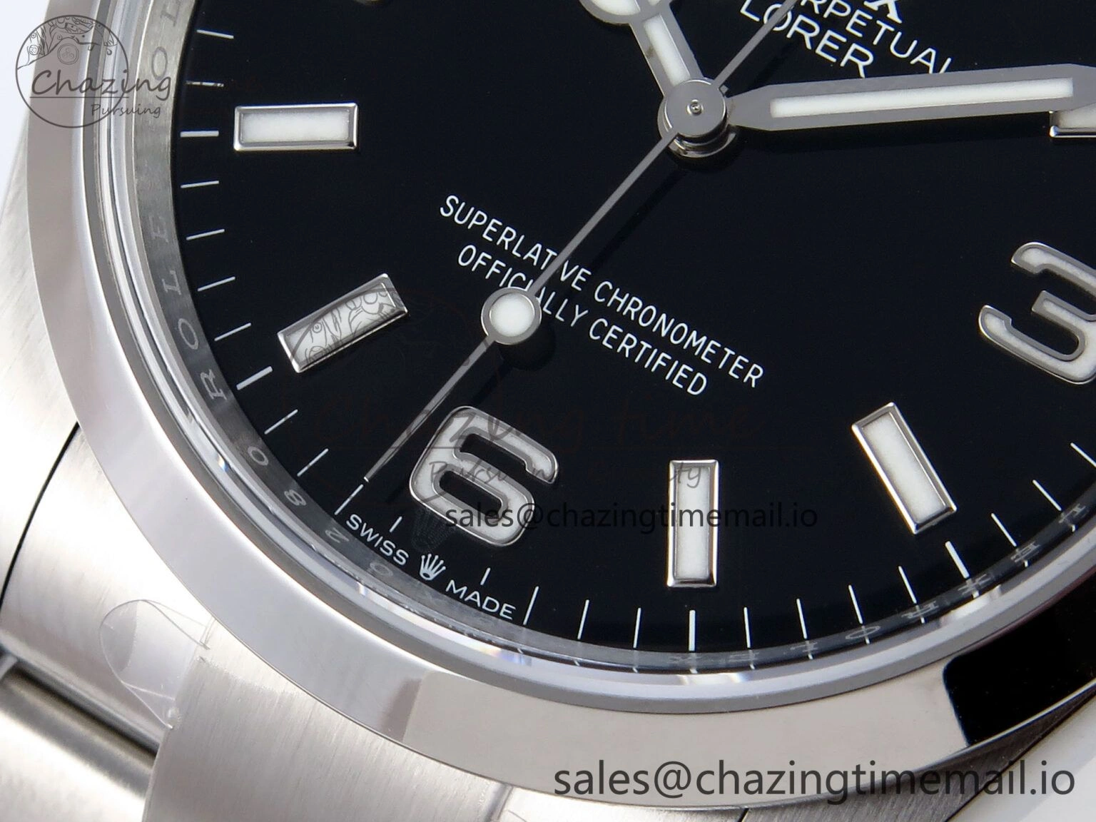 Explorer 124270 36mm 904L Steel VSF 1:1 Best Edition Black Dial on SS Bracelet VS3230