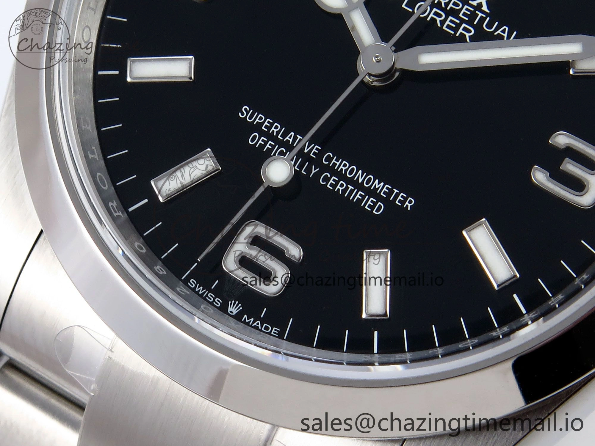 Explorer 124270 36mm 904L Steel VSF 1:1 Best Edition Black Dial on SS Bracelet VS3230