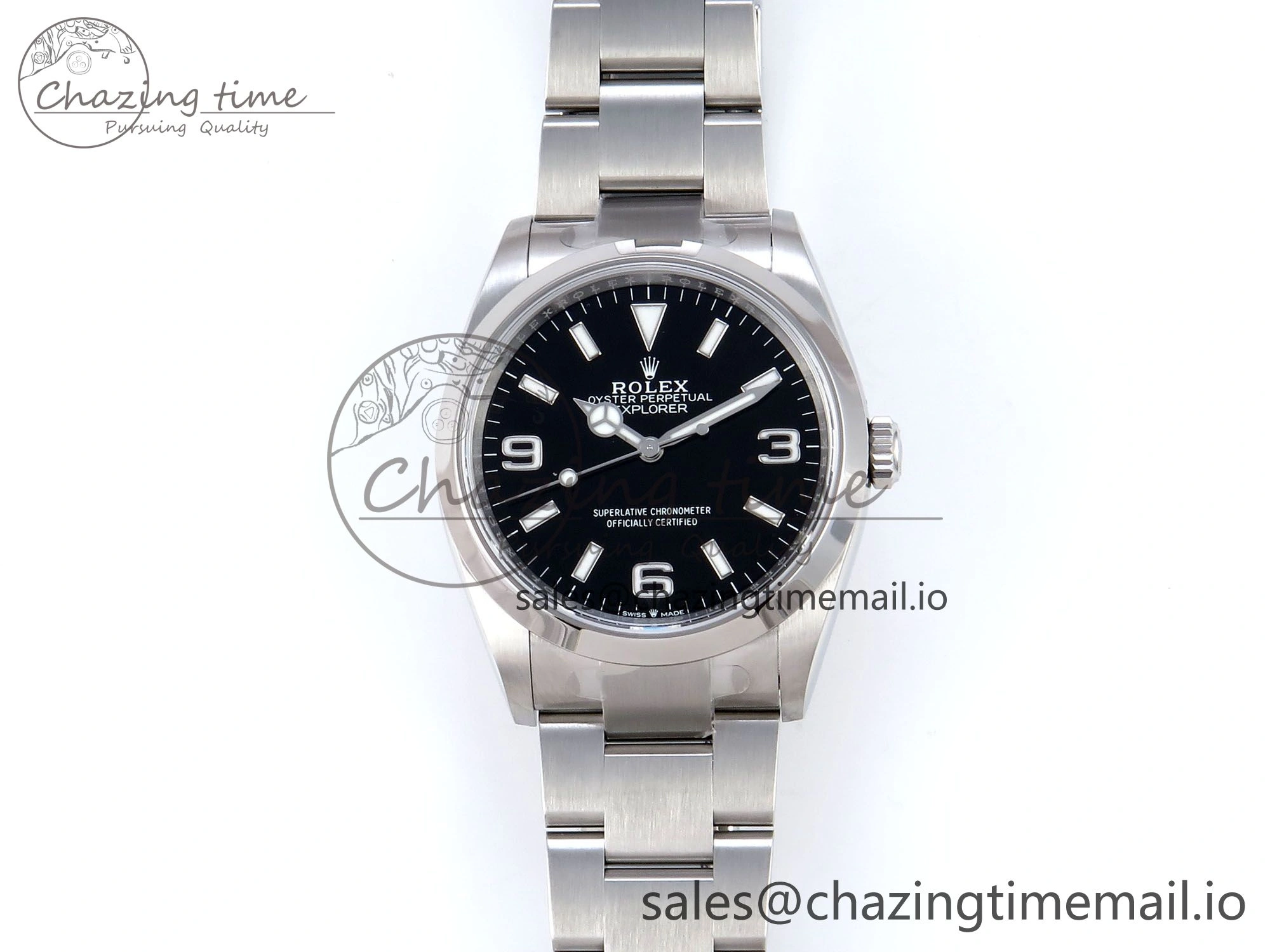 Explorer 124270 36mm 904L Steel VSF 1:1 Best Edition Black Dial on SS Bracelet VS3230