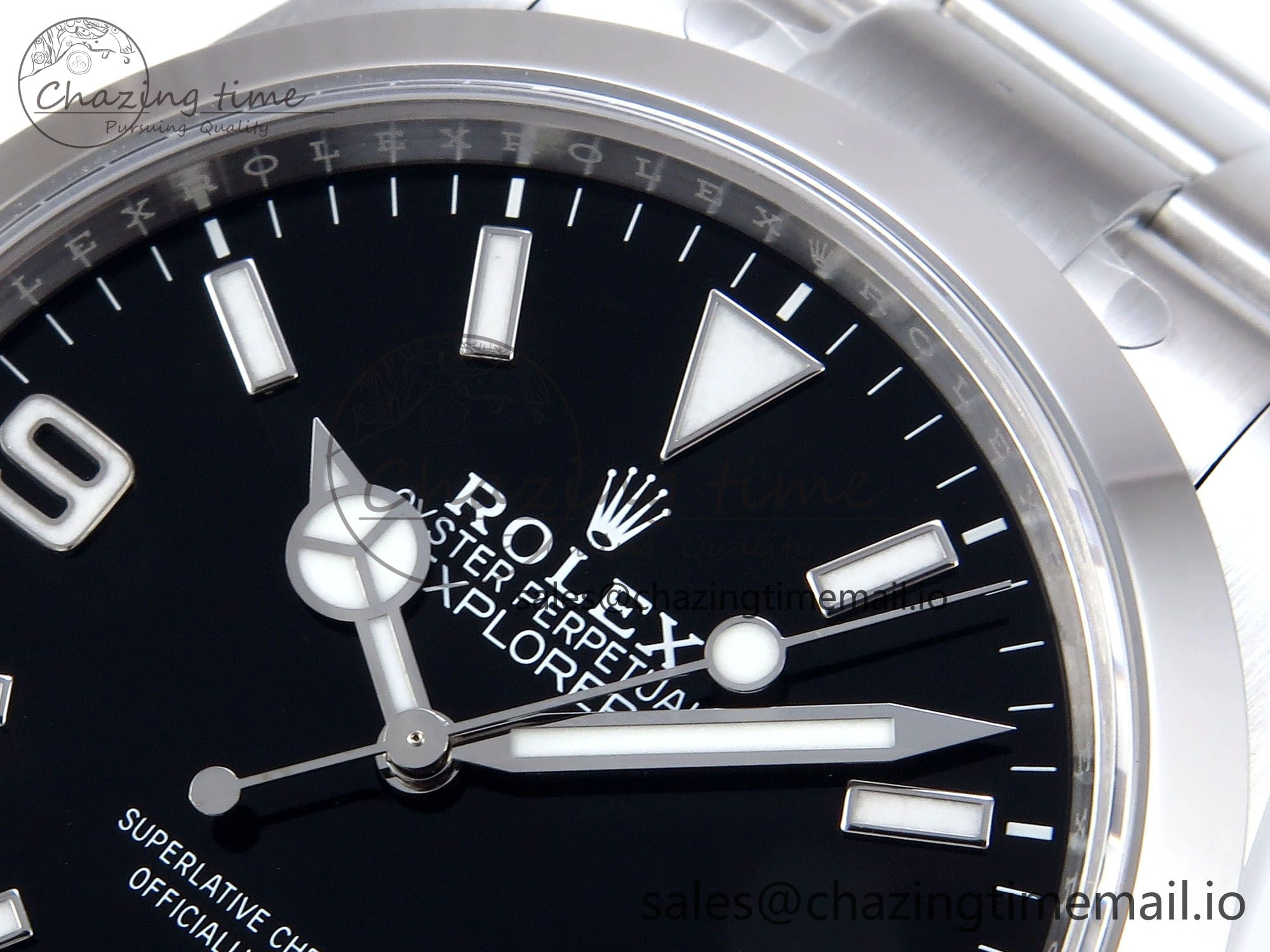 Explorer 124270 40mm 904L Steel VSF 1:1 Best Edition Black Dial on SS Bracelet VS3230