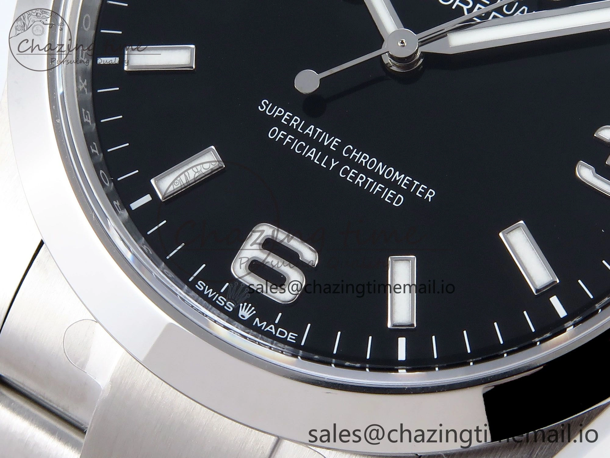 Explorer 124270 40mm 904L Steel VSF 1:1 Best Edition Black Dial on SS Bracelet VS3230