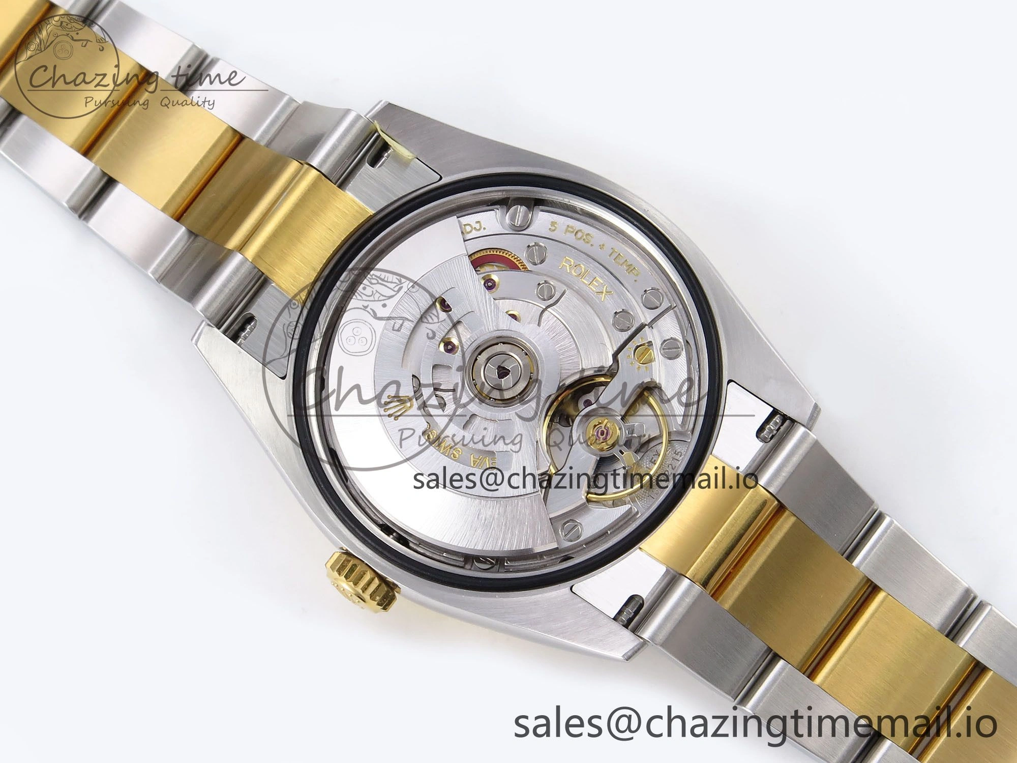 Explorer 124273 VSF 1:1 Best Edition 904L Steel Black Dial on SS YG Bracelet VS3230