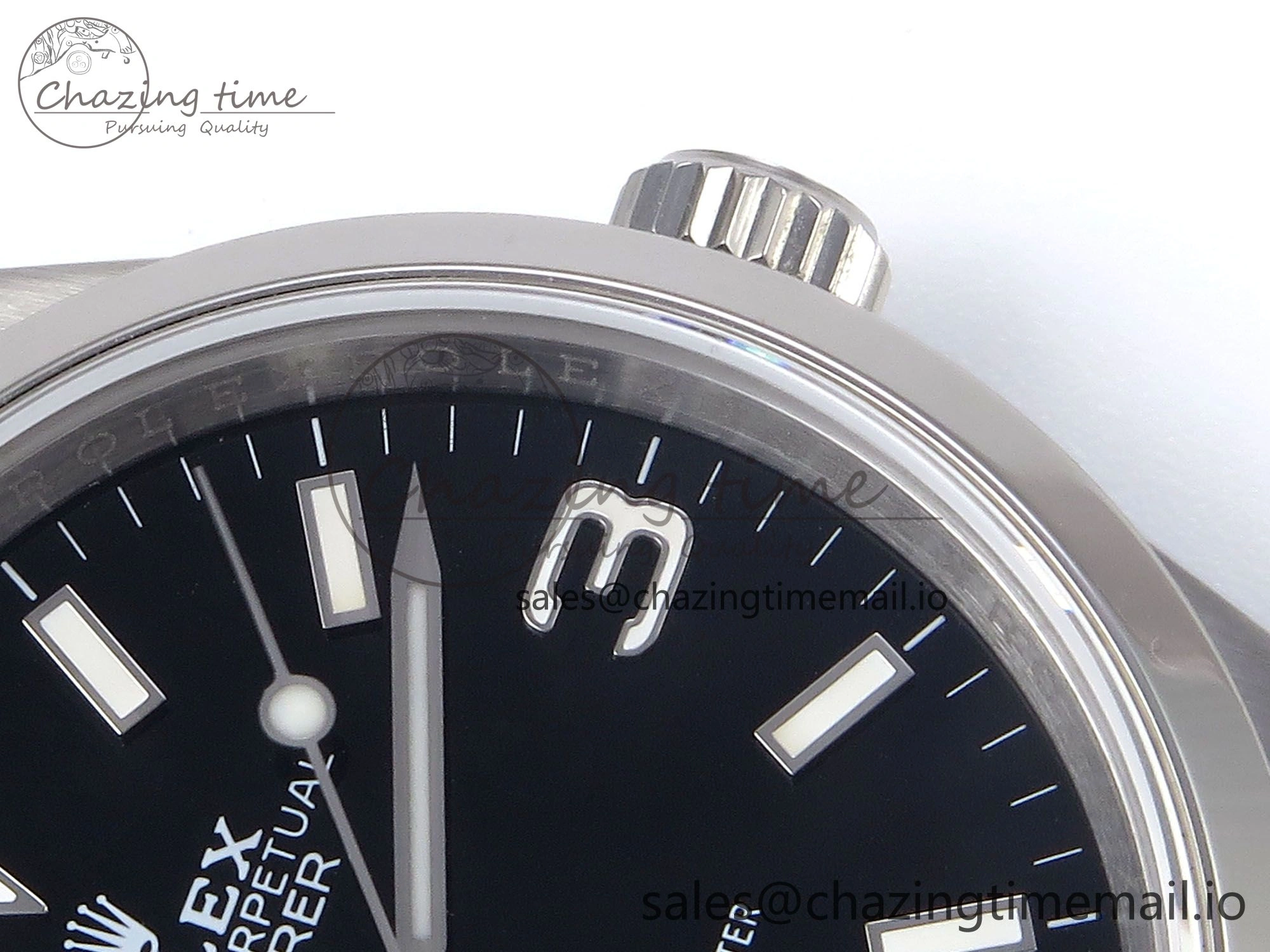 Explorer 36 904L Steel KRF 1:1 Best Edition Black Dial on SS Bracelet A2824 V2