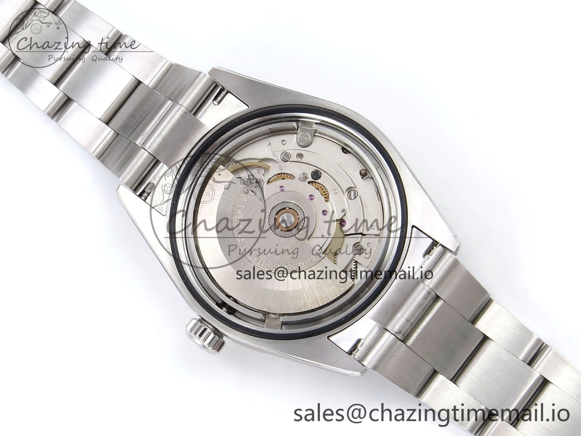 Explorer 36 904L Steel KRF 1:1 Best Edition Black Dial on SS Bracelet SW200 V2