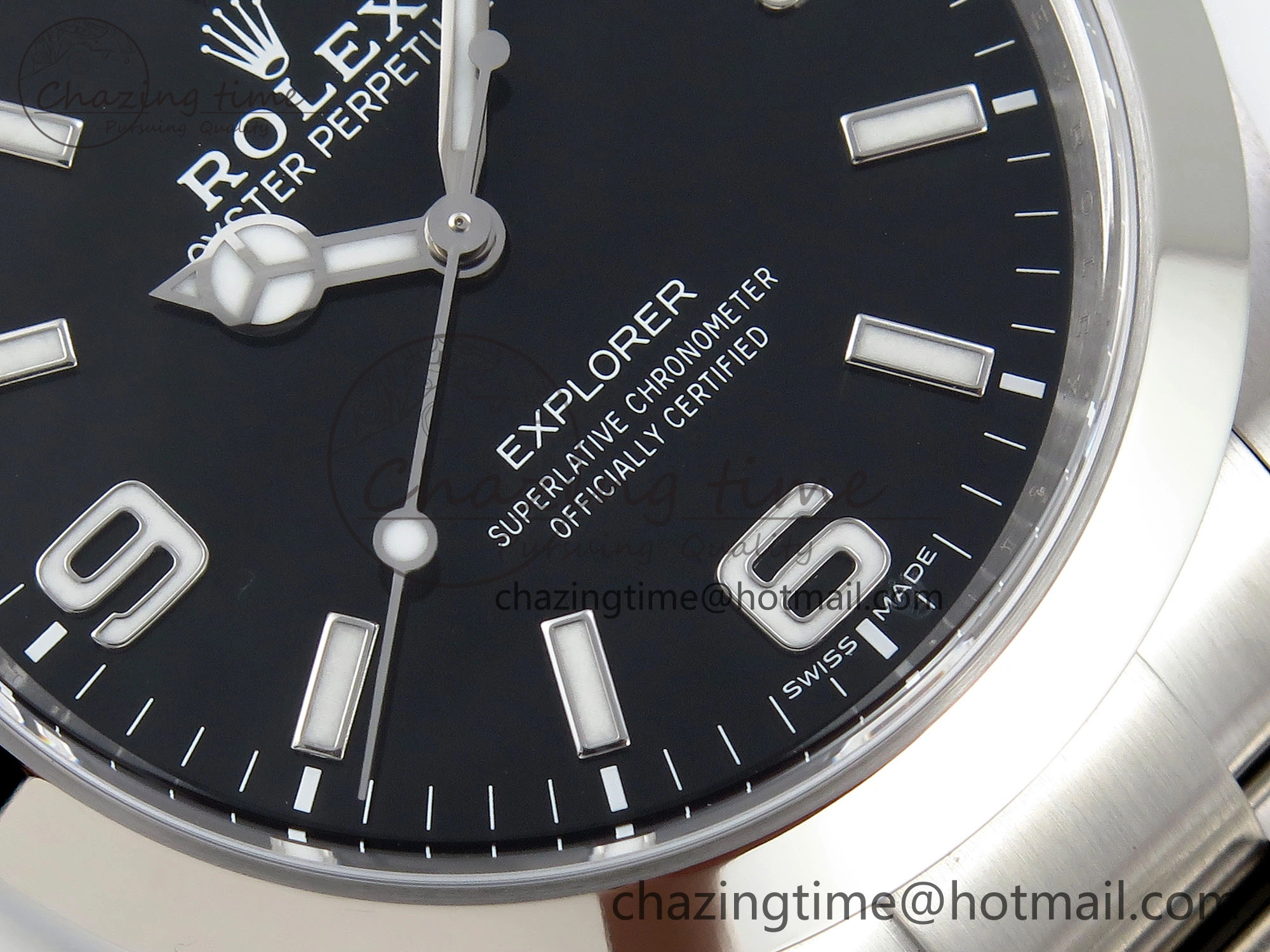 Explorer I 214270 39mm Clean 1:1 Best Edition Black Dial on SS Bracelet VR3132