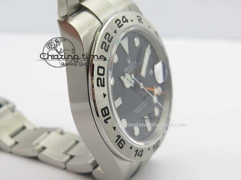 Explorer II 42mm 216570 1:1 Noob Best Edition Black Dial A3187 (Correct Hand Stack)