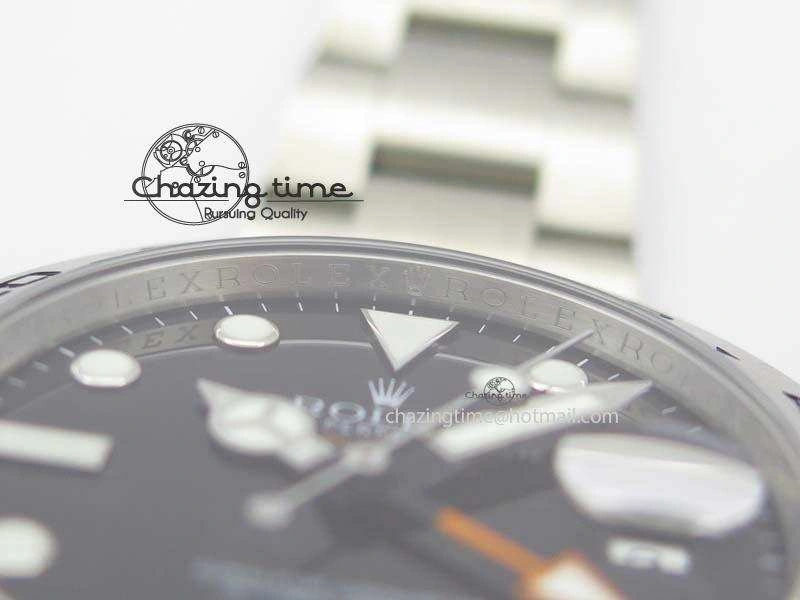Explorer II 42mm 216570 1:1 Noob Best Edition Black Dial A3187 (Correct Hand Stack)