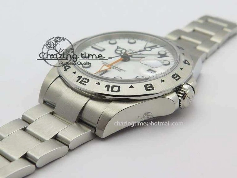 Explorer II 42mm 216570 1:1 Noob Best Edition White Dial A3187 (Correct Hand Stack)