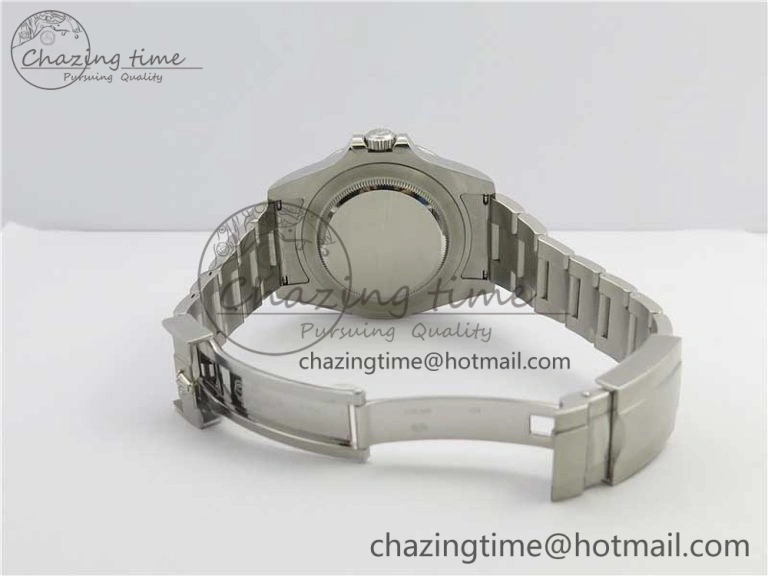 Explorer II 42mm 216570 Black 904L SS GMF 1:1 Best Edition White Dial on Bracelet A3186 (Correct Hand Stack)