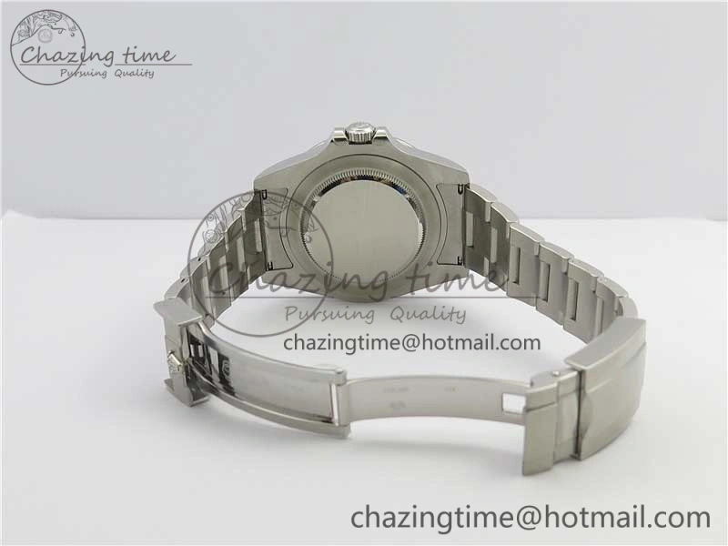 Explorer II 42mm 216570 Black 904L SS GMF 1:1 Best Edition White Dial on Bracelet A3186 (Correct Hand Stack)