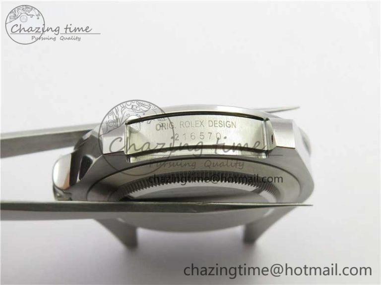 Explorer II 42mm 216570 Black 904L SS GMF 1:1 Best Edition White Dial on Bracelet A3186 (Correct Hand Stack)