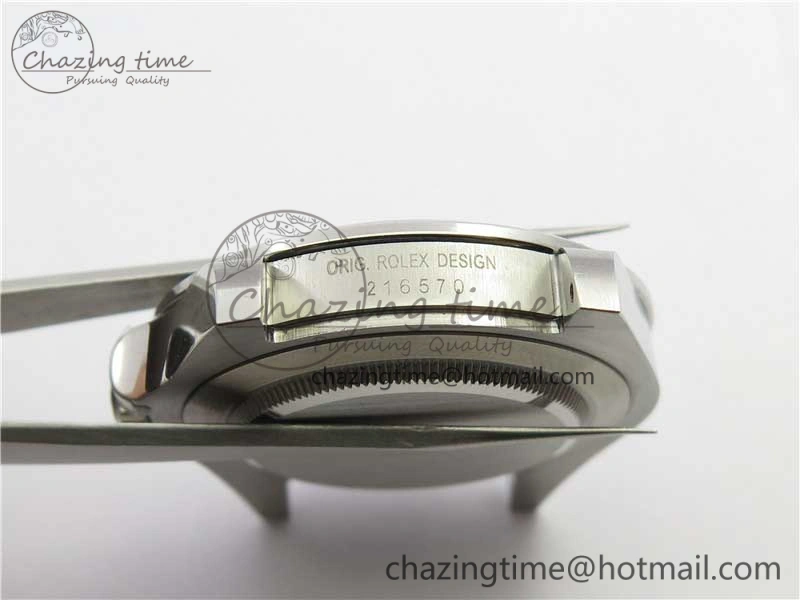 Explorer II 42mm 216570 Black 904L SS GMF 1:1 Best Edition White Dial on Bracelet A3186 (Correct Hand Stack)