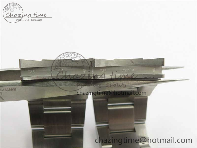 Explorer II 42mm 216570 Black 904L SS GMF 1:1 Best Edition White Dial on Bracelet A3186 (Correct Hand Stack)