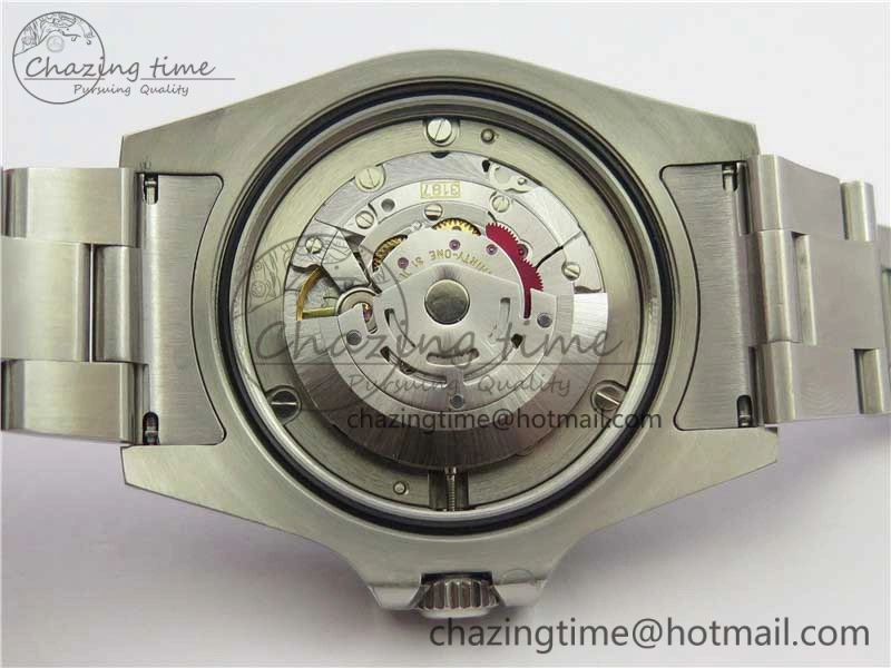 Explorer II 42mm 216570 Black 904L SS GMF 1:1 Best Edition White Dial on Bracelet A3186 (Correct Hand Stack)