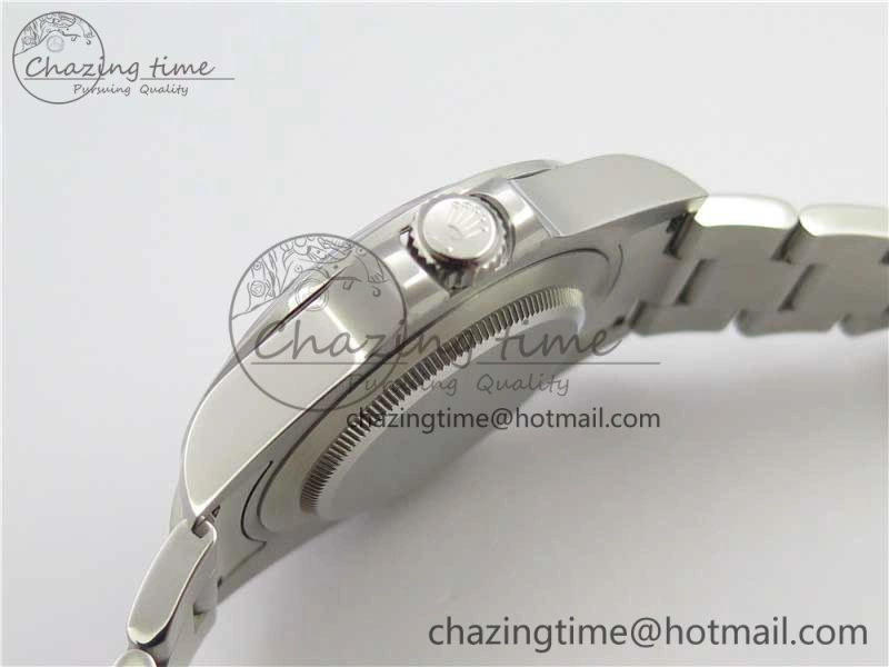 Explorer II 42mm 216570 Black 904L SS GMF 1:1 Best Edition White Dial on Bracelet A3186 (Correct Hand Stack)