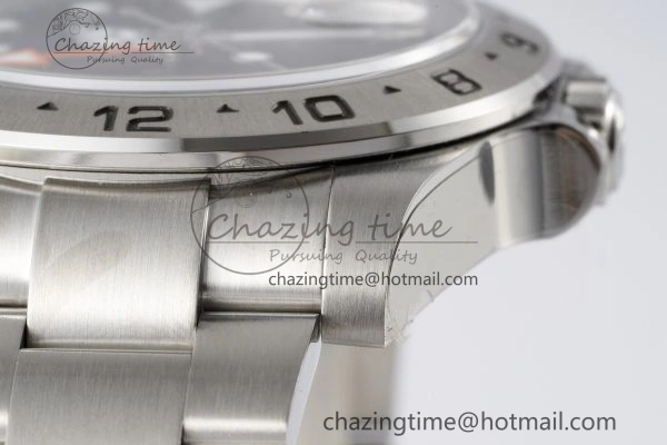 Explorer II 42mm 216570 Black 904L SS JDF 1:1 Best Edition Black Dial on Bracelet VR3285 CHS V4