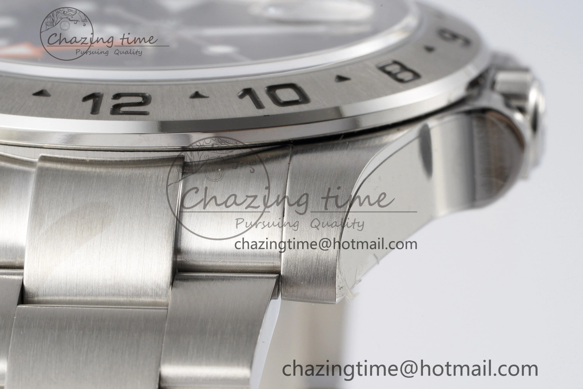 Explorer II 42mm 216570 Black 904L SS JDF 1:1 Best Edition Black Dial on Bracelet VR3285 CHS V4