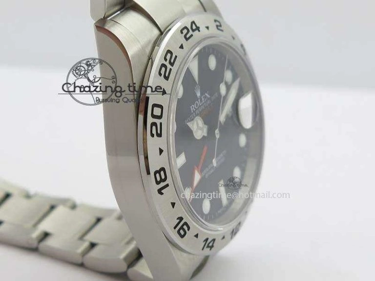 Explorer II 42mm 216570 Bp-Maker Best Edition Black Dial On SS Bracelet A3187