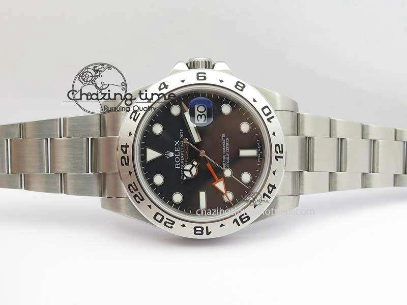 Explorer II 42mm 216570 Bp-Maker Best Edition Black Dial On SS Bracelet A3187