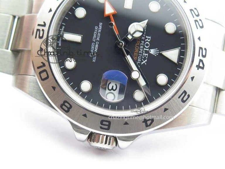 Explorer II 42mm 216570 Bp-Maker Best Edition Black Dial On SS Bracelet A3187