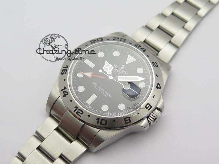 Explorer II 42mm 216570 Bp-Maker Best Edition Black Dial On SS Bracelet A3187