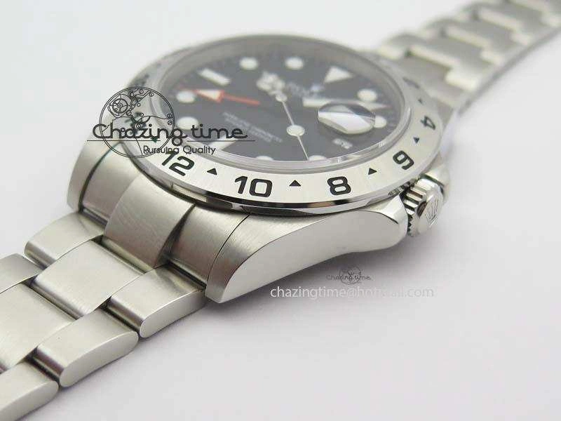 Explorer II 42mm 216570 Bp-Maker Best Edition Black Dial On SS Bracelet A3187