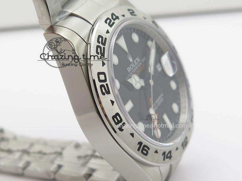 Explorer II 42mm 216570 Noob Best Edition Black Dial on SS Bracelet A23J