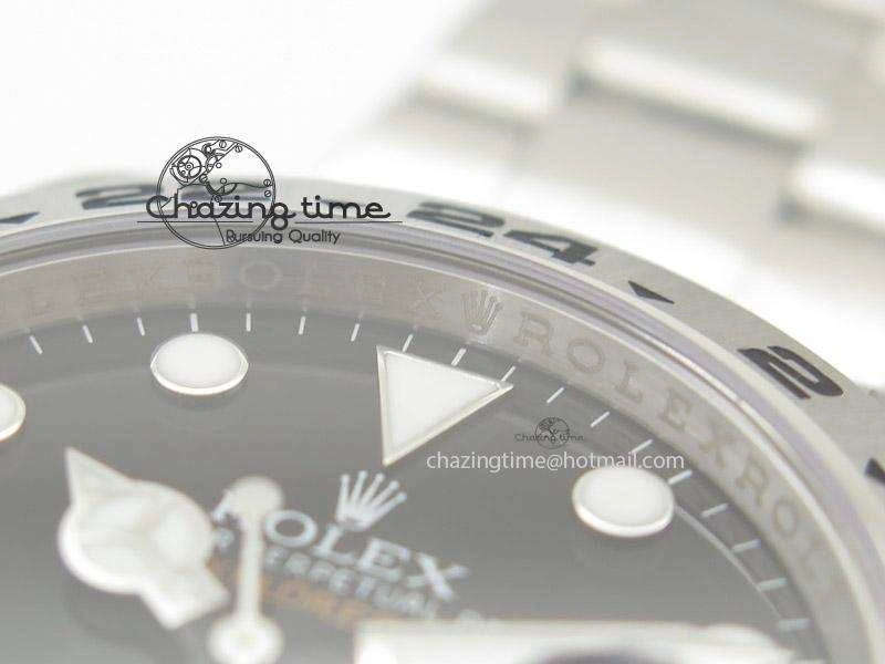 Explorer II 42mm 216570 Noob Best Edition Black Dial on SS Bracelet A23J